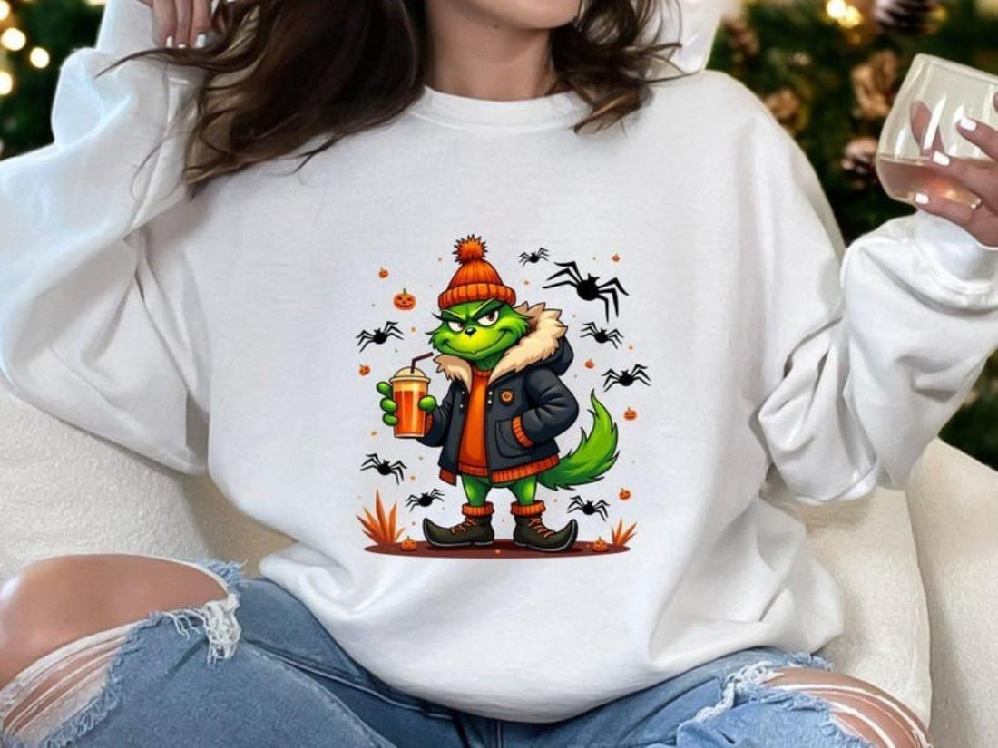 Halloween Grinch Shirt, Thanksgiving Halloween Christmas shirt Product Photo 2