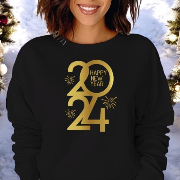 Happy New Year 2024 Sweatshirt Product Photo 1