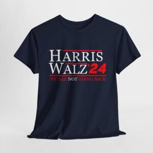 Harris Walz 2024 We Are Not Going Back Shirt, Vote Democrat Shirt Product Photo 7