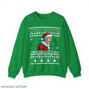 Hitler Christmas Is Over, Hitler Downfall Christmas Sweatshirt, Sweater Product Photo 3