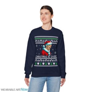 Hitler Christmas Is Over, Hitler Downfall Christmas Sweatshirt, Sweater Product Photo 5