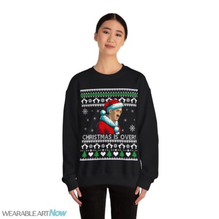 Hitler Christmas Is Over, Hitler Downfall Christmas Sweatshirt, Sweater Product Photo 1