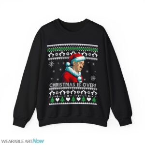 Hitler Christmas Is Over, Hitler Downfall Christmas Sweatshirt, Sweater Product Photo 7