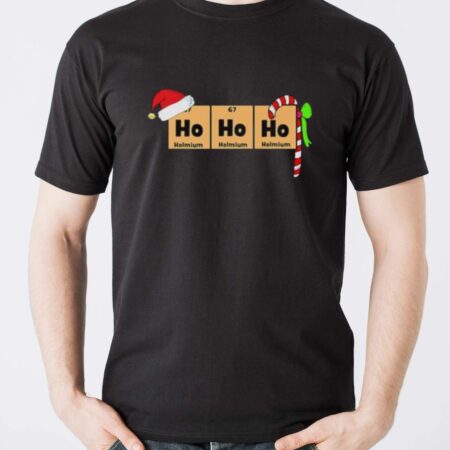 Ho Ho Ho Christmas Chemistry Santa Claus T-Shirt - Men T-Shirt