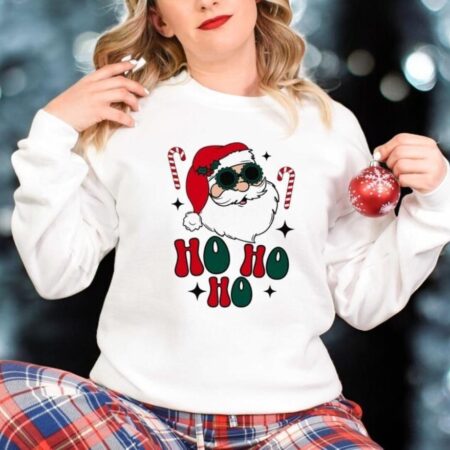 Ho Ho Ho Sweatshirt, Winter Clothing Product Photo 1