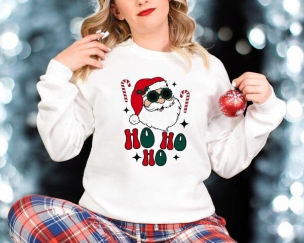 Ho Ho Ho Sweatshirt, Winter Clothing Product Photo 1