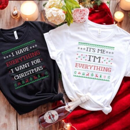 I Have Everything I Want For Christmas Matching Christmas Couple Sweatshirt Product Photo 1