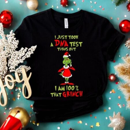 I Just Took a DNA Test I'm 100% That Grinch Christmas Shirt Product Photo 1