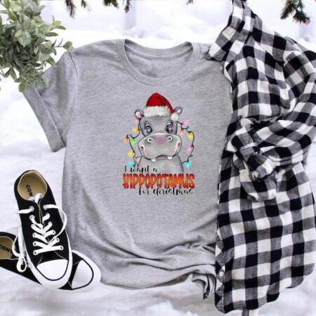 I Want A Hippopotamus For Christmas Sweatshirt Product Photo 1