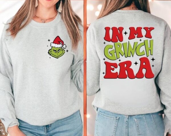 In My Grinch Era Christmas Sweatshirt Product Photo 1