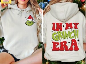 In My Grinch Era, Grinch Era Two Sided Christmas Sweatshirt Product Photo 3