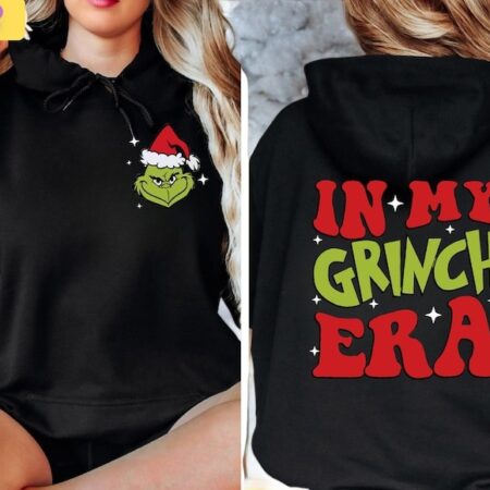 In My Grinch Era, Grinch Era Two Sided Christmas Sweatshirt Product Photo 1