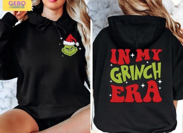 In My Grinch Era, Grinch Era Two Sided Christmas Sweatshirt Product Photo 1