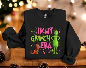 In My Grinch Era Xmas Sweatshirt Product Photo 2