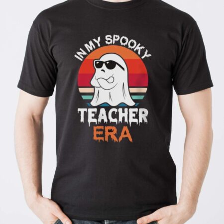 In My Spooky Teacher Era Ghost Shirt, Spooky Teacher Shirt - Men T-Shirt