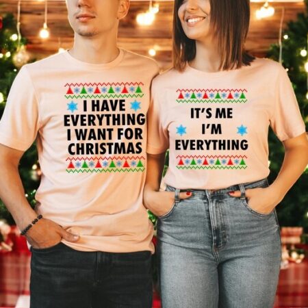 It's Me I'm Everything Tee couple matching christmas shirts Product Photo 1