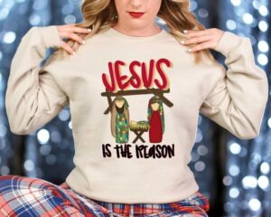 Jesus Is The Reason For The Season, Christmas Gift Product Photo 3