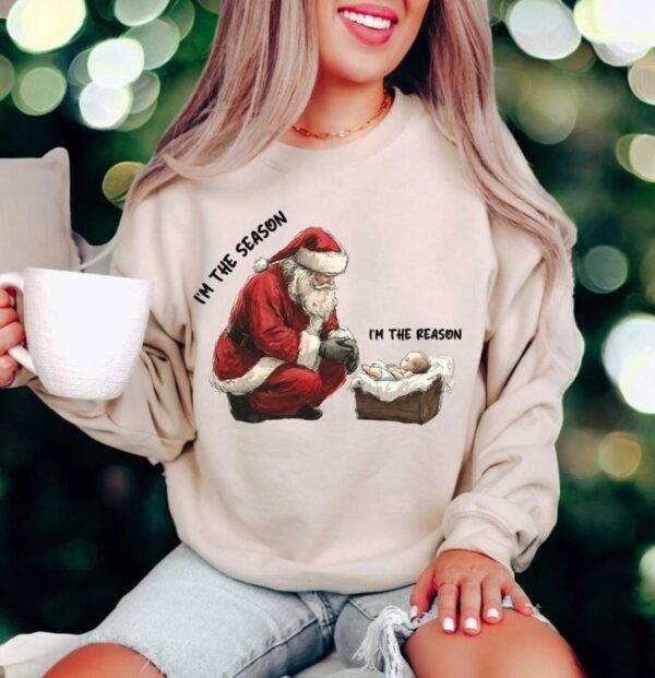 Jesus Is The Reason For The Season Sweatshirt Product Photo 1