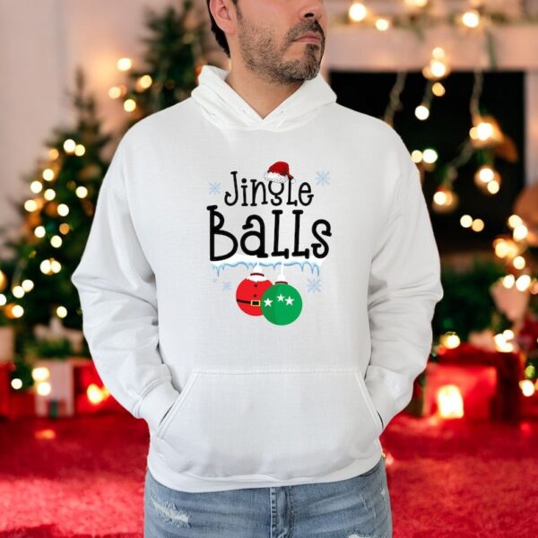 Jingle Balls Matching Christmas Couple Sweatshirt Product Photo 1