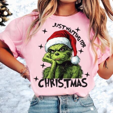 Just Waiting For Christmas Christmas Sweatshirt Product Photo 1