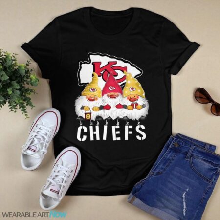 Kansas City Chiefs Gnomies Christmas T-Shirt Sweatshirt Hoodie Product Photo 1