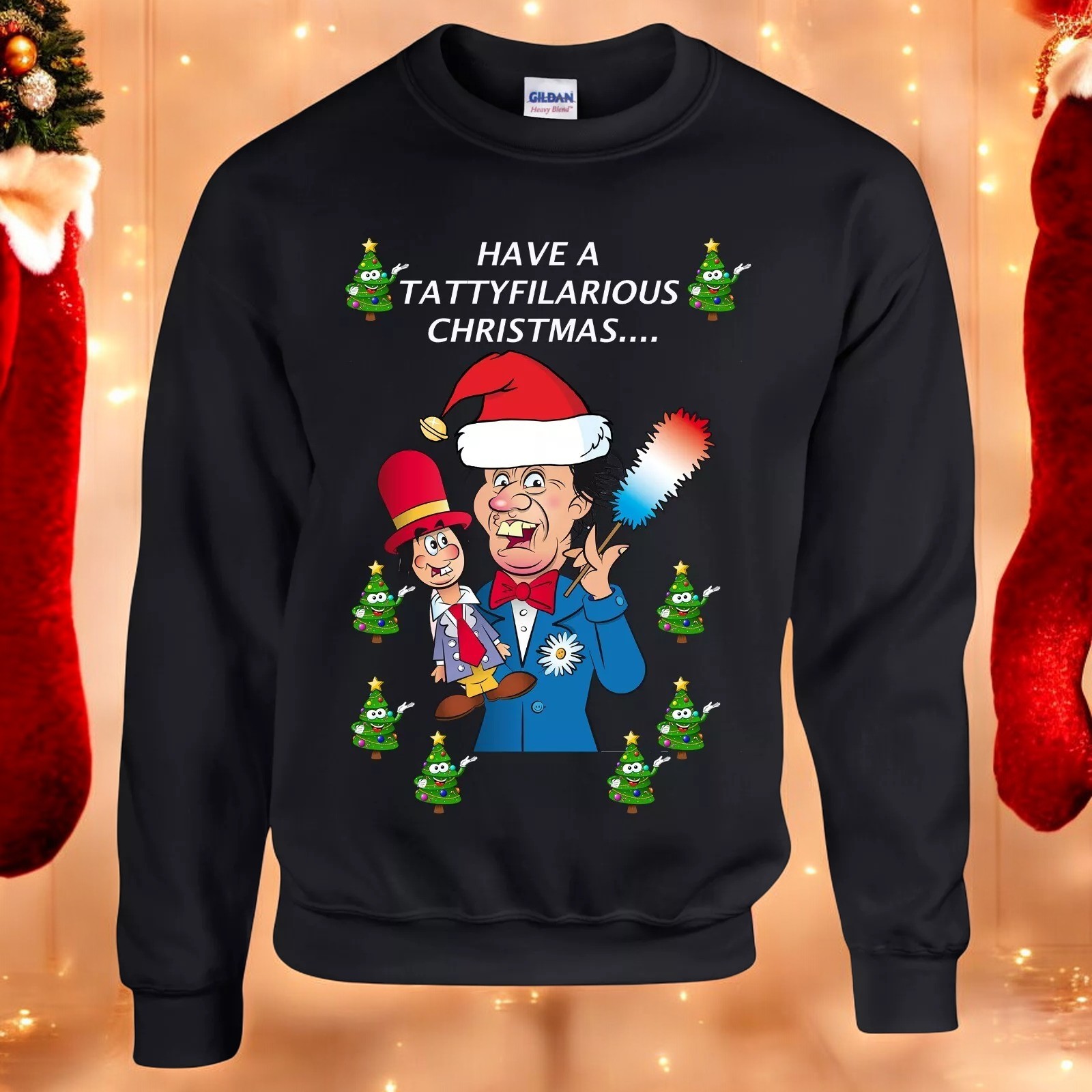 Ken Dodd Iconic, Scouser Tattyfilarious Christmas Shirt Product Photo 2