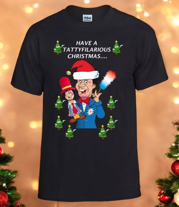 Ken Dodd Iconic, Scouser Tattyfilarious Christmas Shirt Product Photo 1