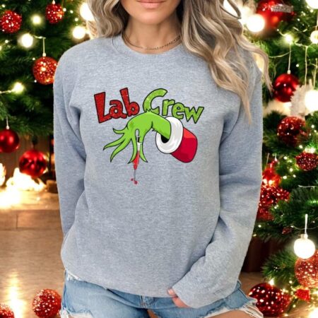 Lab Crew the grinch Christmas Sweatshirts Product Photo 1