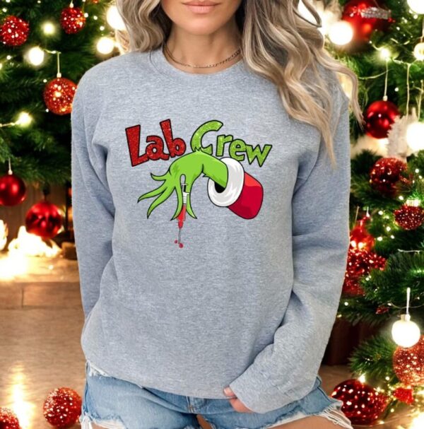 Lab Crew the grinch Christmas Sweatshirts Product Photo 1