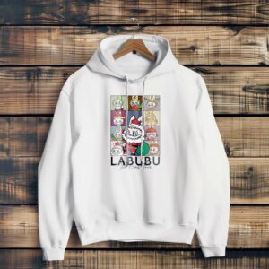 Labubu Cute Christmas Christmas Shirt - White Hoodie