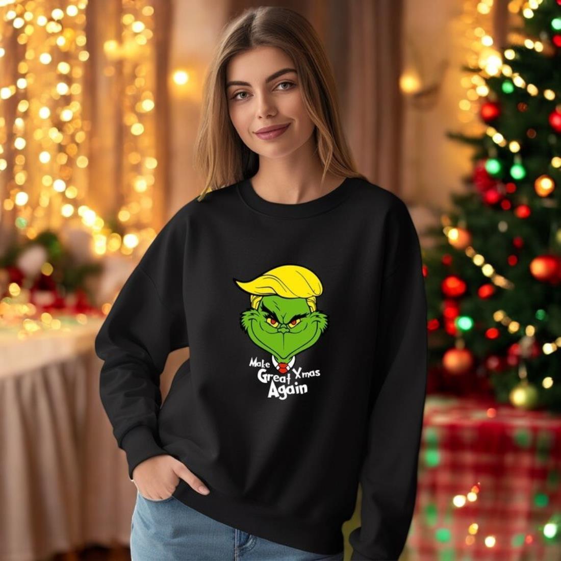 Make Xmas Great Again Christmas Sweatshirt Hoodie Product Photo 2