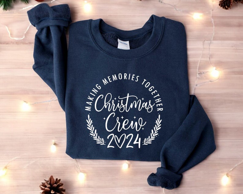 Making Memories Together, Christmas Crew Shirt 2024 Christmas Couple Matching Sweatshirt Product Photo 2