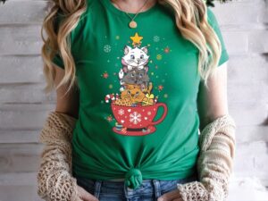 Marie Cat Very Merry Xmas Party 2024 Sweatshirt Product Photo 3