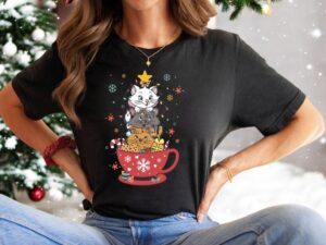 Marie Cat Very Merry Xmas Party 2024 Sweatshirt Product Photo 4