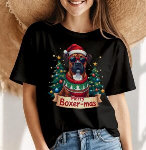 Merry Boxer-mas Cute Boxer Dog Product Photo 4