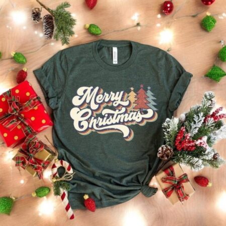 Merry Christmas Shirt Vintage Product Photo 1