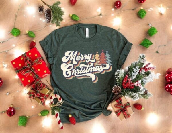 Merry Christmas Shirt Vintage Product Photo 1