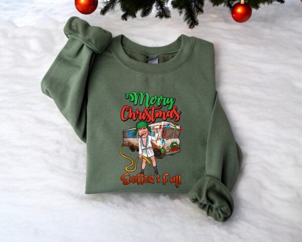 Merry Christmas Shitter's Full Christmas Sweatshirt Product Photo 1