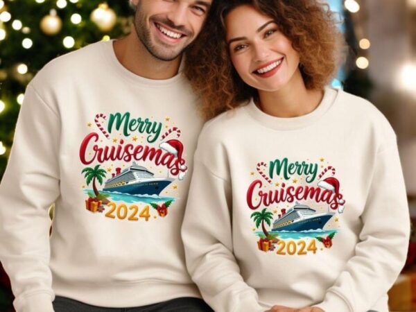 Merry Cruisemas Shirt - Cruise Vacation 2024 Shirt - Christmas Holiday Family Product Photo 1