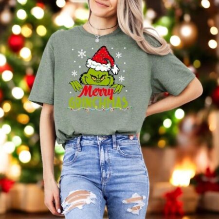 Merry Grinchmas T-Shirt, Sweatshirt, Hoodie Product Photo 1