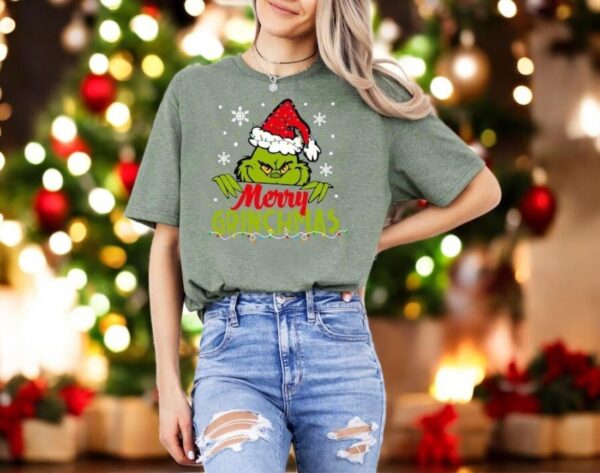 Merry Grinchmas T-Shirt, Sweatshirt, Hoodie Product Photo 1