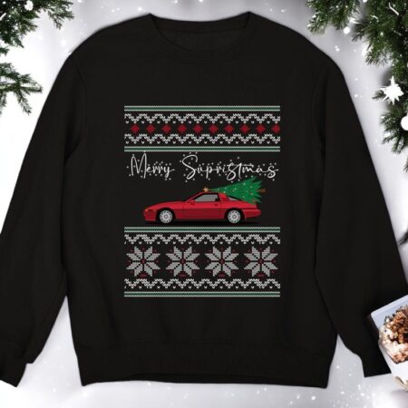 Merry Supristmas JDM Holiday Sweater Christmas Sweatshirt Product Photo 1