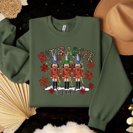 Nutcracker Squad Merry Christmas Sweatshirt Product Photo 1