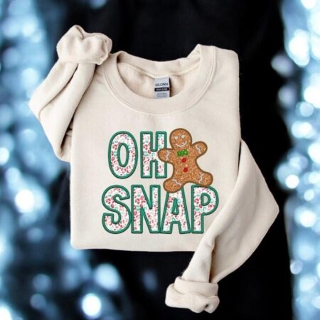 Oh Snap Gingerbread Sweatshirt Product Photo 1