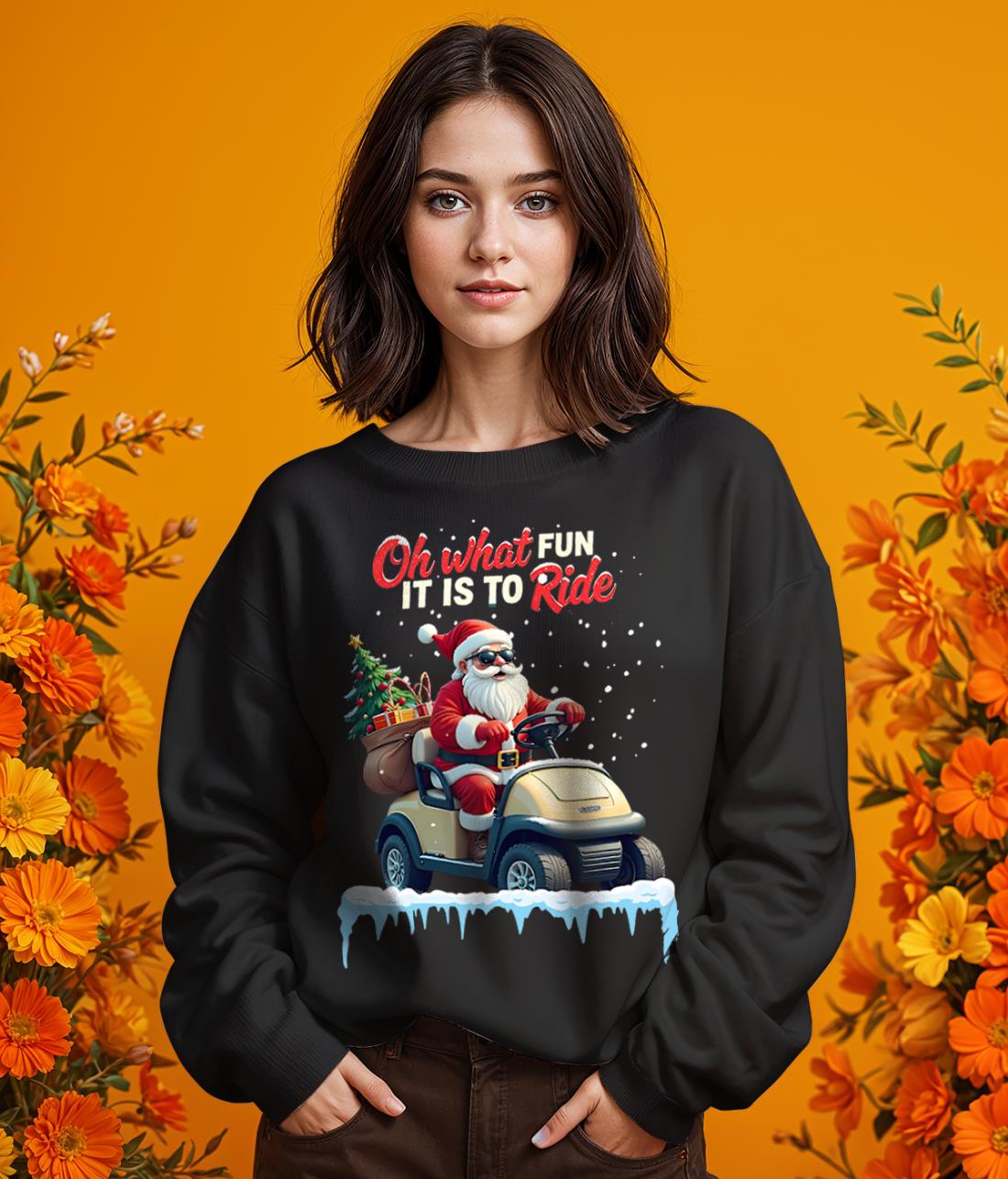 Oh What Fun It Is To Ride Christmas Shirt Product Photo 2