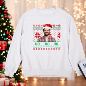 Personalised Photo Santa Hat Face Christmas Sweatshirt Product Photo 3