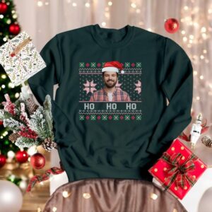 Personalised Photo Santa Hat Face Christmas Sweatshirt Product Photo 4