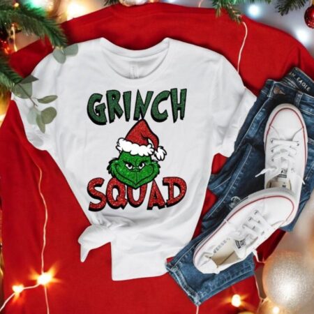 Retro Grinch Squad Shirt Christmas Shirt Product Photo 1