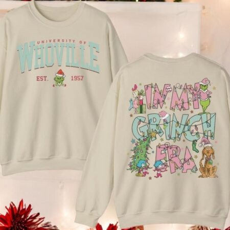 Retro Whoville University Sweatshirt Product Photo 1