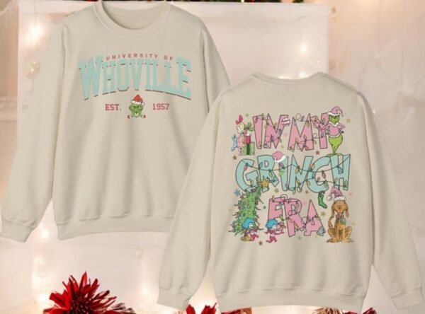 Retro Whoville University Sweatshirt Product Photo 1